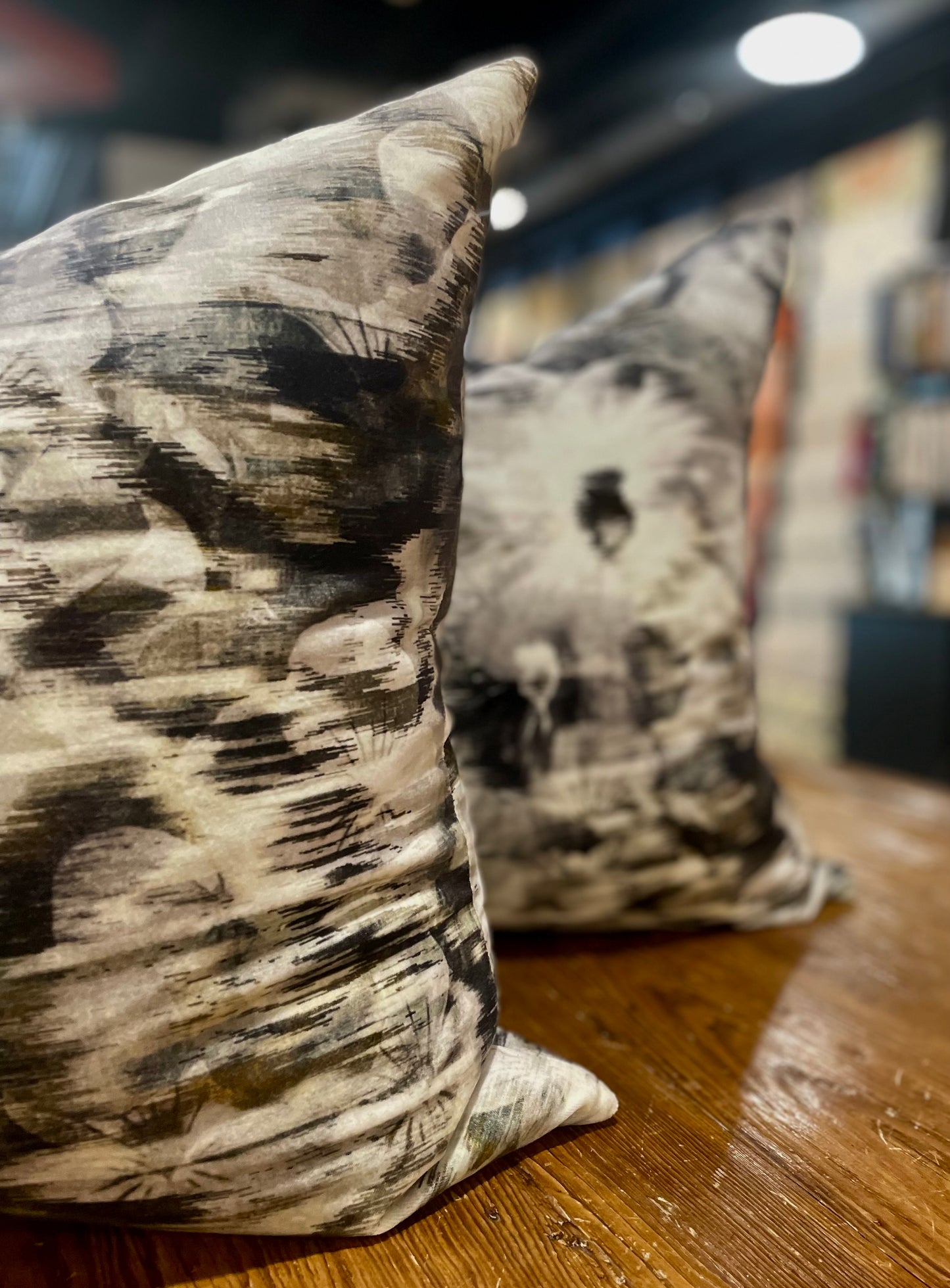 Black Orchid Pillow Velvet Double Sided