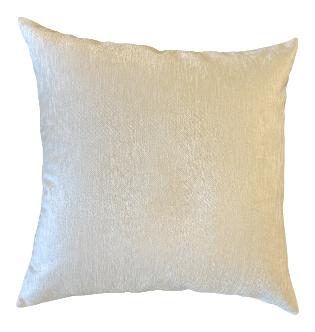 White Black and Cream Velvet woven pattern  Pillow