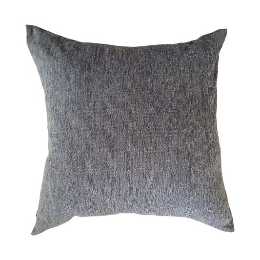 Dark Velvet " Bluestone" Pillow Both Sides Simple