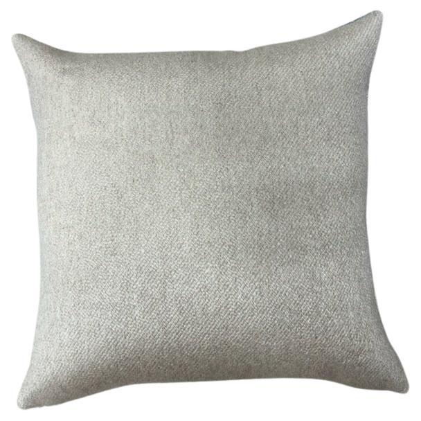 Grid Velvet Bright Colored Pillow with Heavy Linen Back