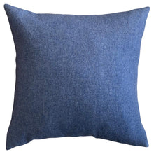 Load image into Gallery viewer, Winter Blue Crisp White Linen Cheetah Print with Cashmere Back PAIR
