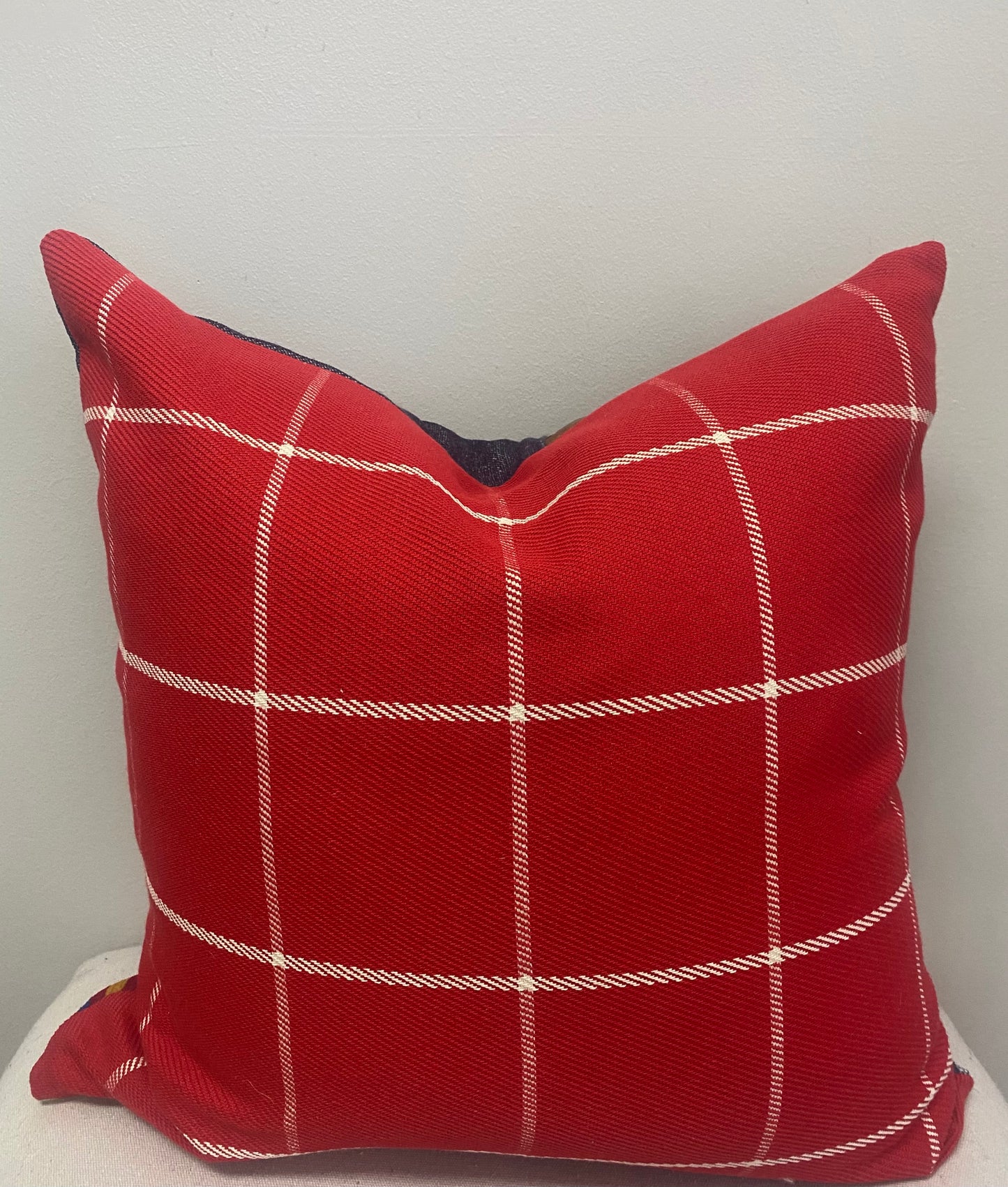 Jean Pocket and leather with Heavy Cotton Plaid #1